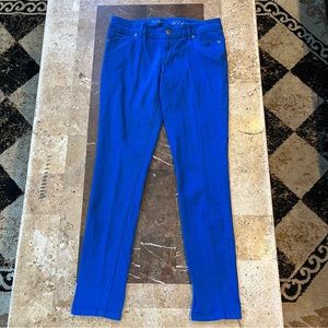 Women’s SZ 4 THE LIMITED JEANS Royal Blue Mid Rise Stretch Straight Leg Jeans